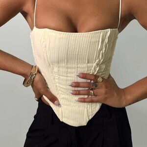 PRINCESS POLLY BEIGE CORSET SIZE 8